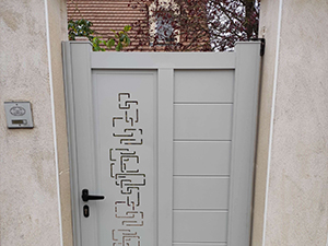 Installation portail et portillon