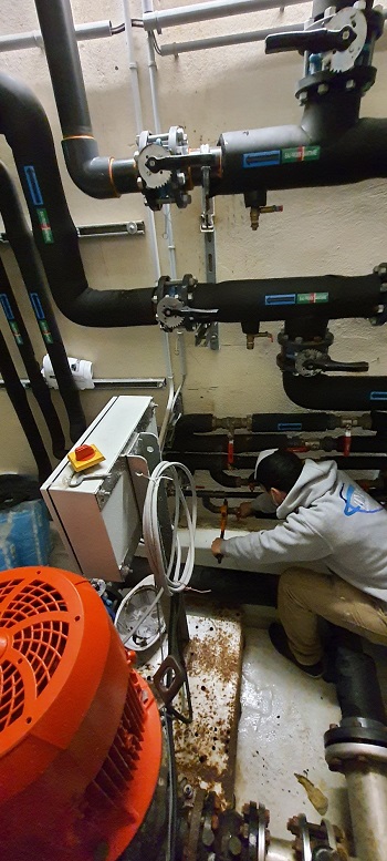 Changement de la vanne quart de tour