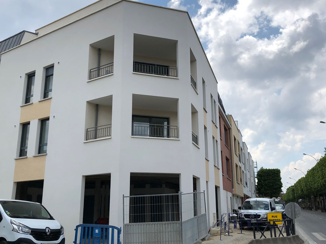 Construction immeuble sur Bonneuil