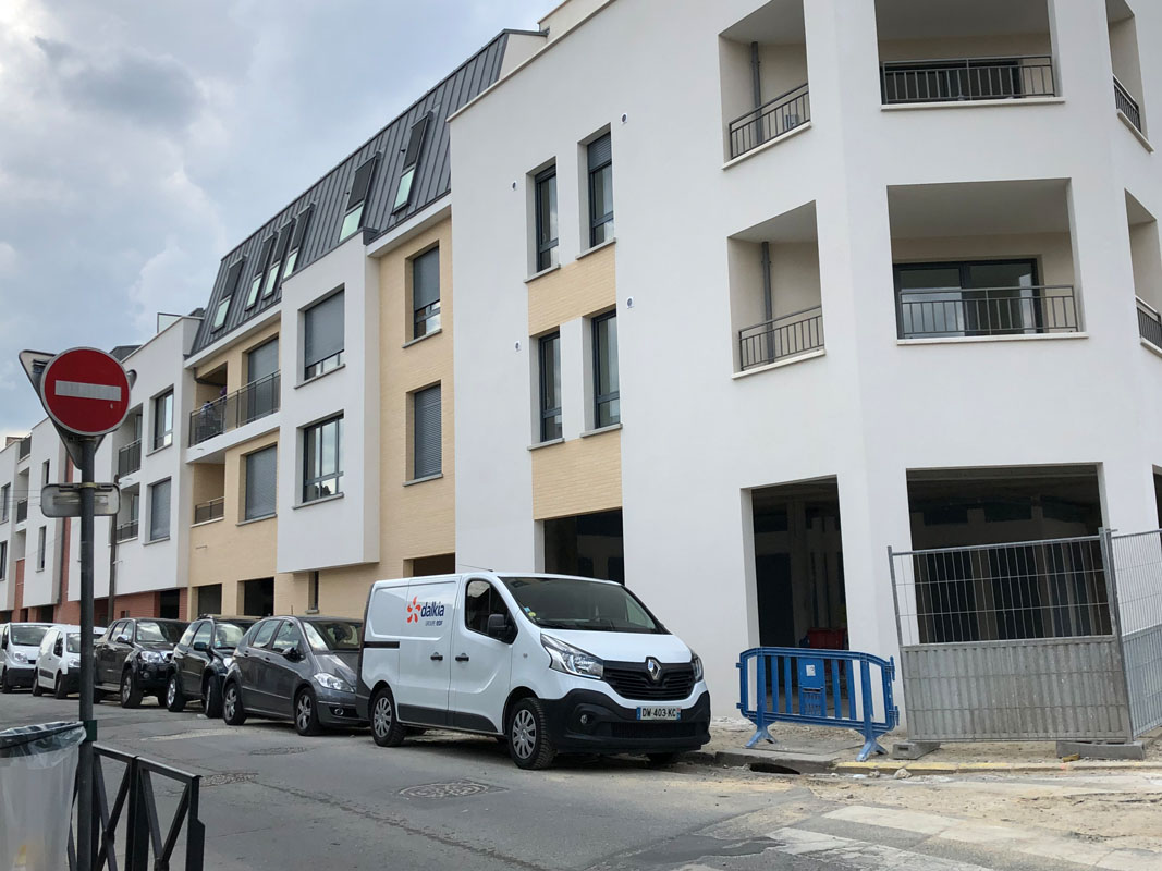 Construction immeuble sur Bonneuil