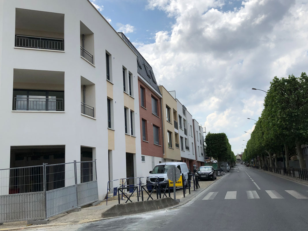 Construction immeuble sur Bonneuil