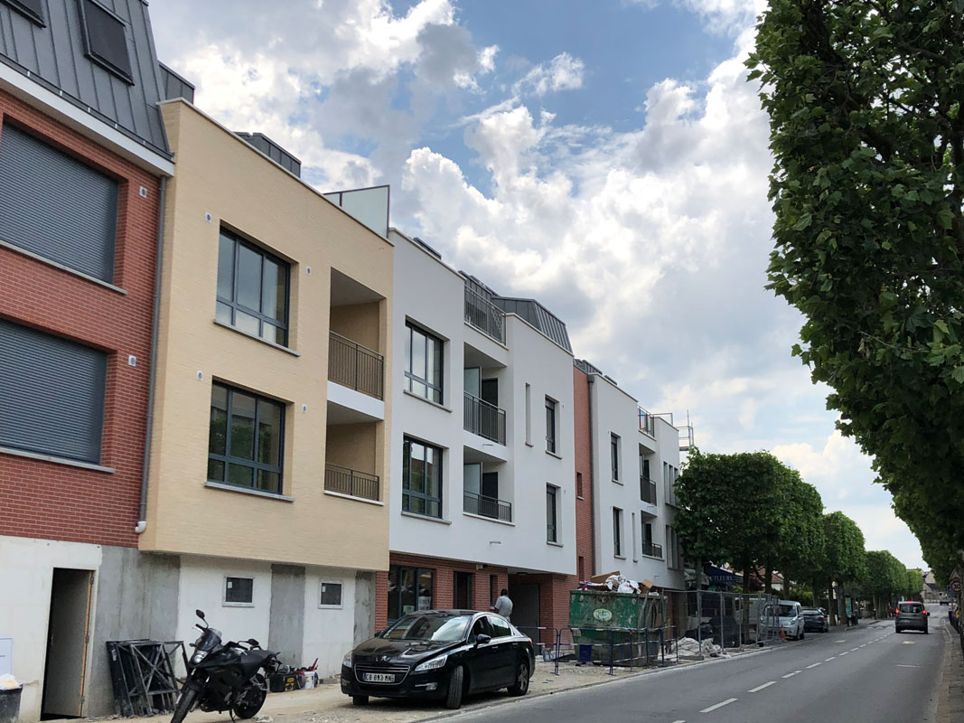 Construction immeuble sur Bonneuil